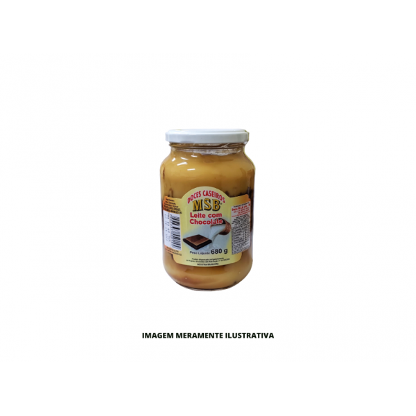 DOCE CASEIRO - MSB - 680g LEITE COM CHOCOLATE